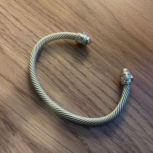David yurman aluminum renaissance cable bracelet